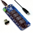 TOSR04 - 4 Channel Smartphone Bluetooth Relay Kit - (Andorid/iOS)